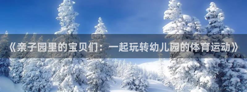 凯发官网下载:《亲子园里的宝贝们:一起玩转幼儿园的体育运动》
